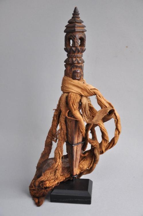 Ancienne dague rituelle jhakri/chaman, Népal, 1ère moitié du, Antiquités & Art, Art | Art non-occidental, Enlèvement ou Envoi
