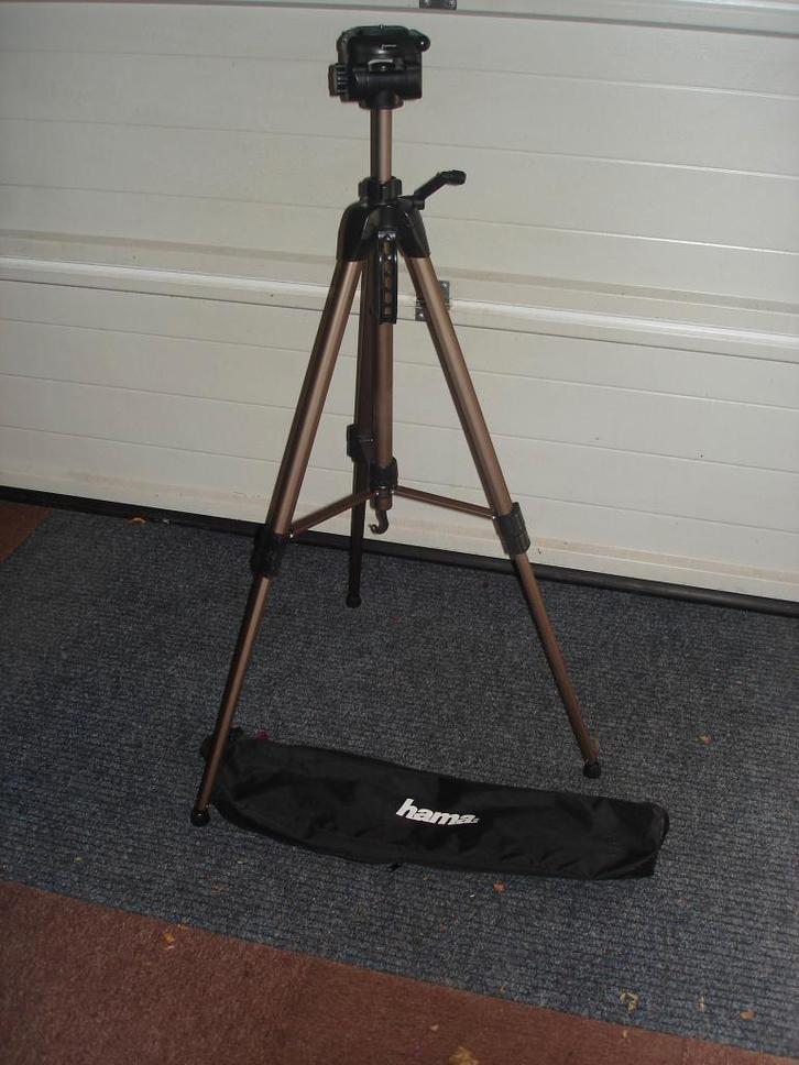 Hama Statief Star 63 & statieftas., Audio, Tv en Foto, Fotografie | Statieven en Balhoofden, Zo goed als nieuw, Driepoot, 150 tot 175 cm