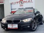 BMW 420 D PACK M SPORT CABRIO*CARNET*XENON*GPS*CUIR*CAMERA, Autos, 5 places, Carnet d'entretien, Cuir, Noir
