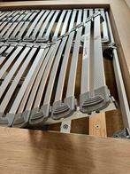 Elektrisch verstelbaar bed - ledikant met lattenbodem, Brun, Enlèvement, Utilisé, Bois