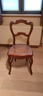 Rieten stoelen, Huis en Inrichting, Ophalen, Gebruikt, Bruin, Hout