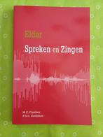 Boek logopedie: Spreken en zingen - Eldar - nieuw, Boeken, Advies, Hulp en Training, Nieuw, Ophalen of Verzenden