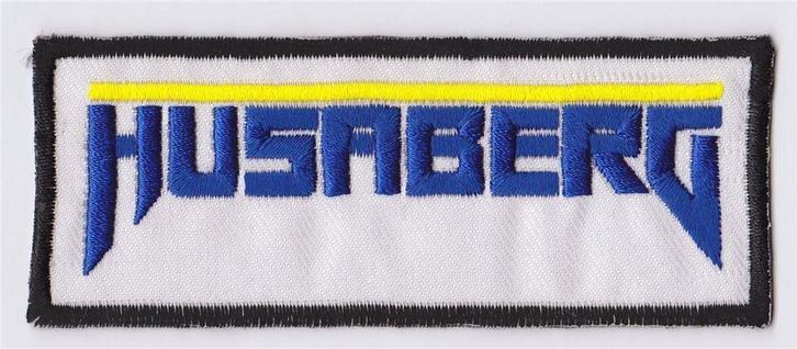 Husaberg stoffen opstrijk patch embleem, Motoren, Accessoires | Overige, Nieuw, Verzenden