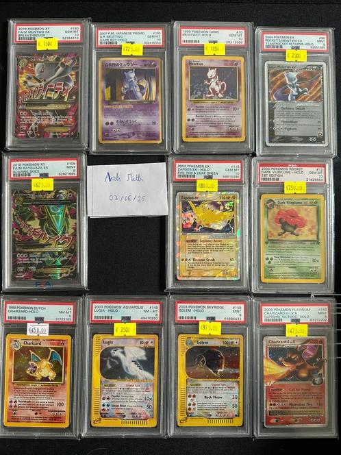 Pokemon kaarten (psa slab), Hobby en Vrije tijd, Verzamelkaartspellen | Pokémon, Zo goed als nieuw, Meerdere kaarten, Foil, Ophalen of Verzenden