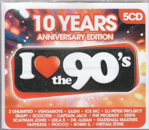 10 Years I love the 90’s: Anniversary Edition, Cd's en Dvd's, Cd's | Verzamelalbums, Dance, Verzenden