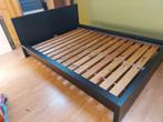 Tweepersoonsbed Malm Ikea 140x200, Ophalen, Gebruikt, Zwart