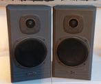 TANNOY System 2 bookshelf monitors (NFM), Ophalen, Gebruikt, 60 tot 120 watt, Front, Rear of Stereo speakers