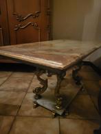 Salontafel met marmeren blad, Antiek en Kunst, Ophalen