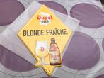 Duvel 6,66% blonde/fraiche reclamebord, Ophalen of Verzenden, Zo goed als nieuw, Reclamebord