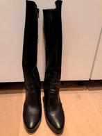 Nero Giardini, zwart leder, mt 38, Kleding | Dames, Schoenen, Ophalen, Hoge laarzen, Zwart, Zo goed als nieuw