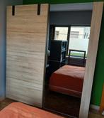 Kleerkast met schuifdeuren/spiegels, Ophalen, Overige houtsoorten