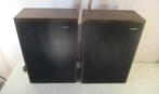 2 Prima Retro Houten Luidsprekers van Philips, Audio, Tv en Foto, Luidsprekerboxen, Ophalen of Verzenden, Zo goed als nieuw, Front, Rear of Stereo speakers