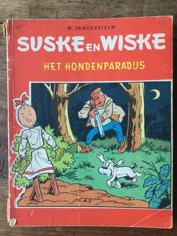 Suske en Wiske Het hondenparadijs 1ste druk 1962 nr 45a beschikbaar voor biedingen