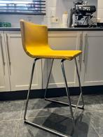 4 mooie okergele barstoelen, Huis en Inrichting, 4 krukken, Ophalen, Gebruikt