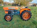Mini tractor Kubota Zl1501 4x4 met weidesleep en strooiwagen, Ophalen