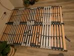 Lattenbodems en matras 140cm breed / 200cm lang, Ophalen, Gebruikt, 140 cm, Twijfelaar