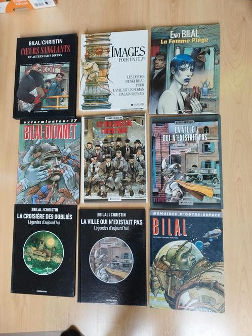 Enki Bilal divers titres et différentes éditions, Boeken, Stripverhalen, Gelezen, Complete serie of reeks, Ophalen of Verzenden