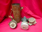Lot oud gasmasker materiaal., Ophalen of Verzenden