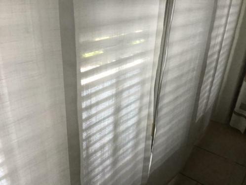 Gordijnen, Huis en Inrichting, Stoffering | Gordijnen en Lamellen, Gebruikt, 150 tot 200 cm, Crème, Ophalen