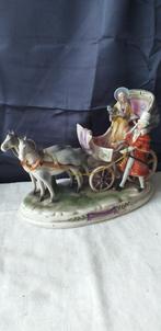 Figurine en porcelaine GRAFENTHAL Coach Princess., Antiquités & Art, Antiquités | Porcelaine, Enlèvement ou Envoi