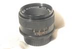 Yashica DX 50mm 17 M42 in Minolta MC-houder, Ophalen of Verzenden, Gebruikt, Spiegelreflex, Overige Merken