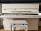 Samick White rechtopstaande piano, Muziek en Instrumenten, Ophalen, Gebruikt, Wit, Piano