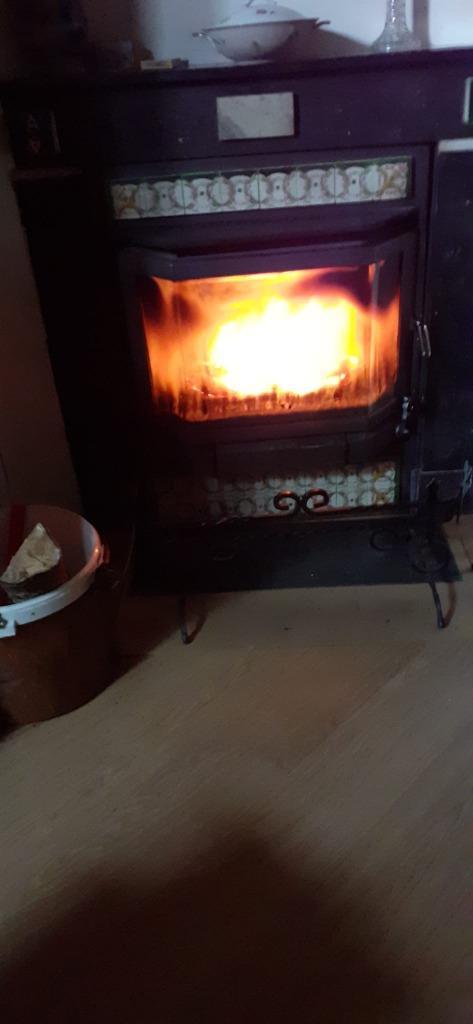 foyer à bois, Doe-het-zelf en Bouw, Verwarming en Radiatoren, Gebruikt, Kachel, Ophalen