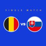 Euro 2024: Belgique - Slovaquie - 4 tickets catégorie 1, Autres types, Trois personnes ou plus, Juin