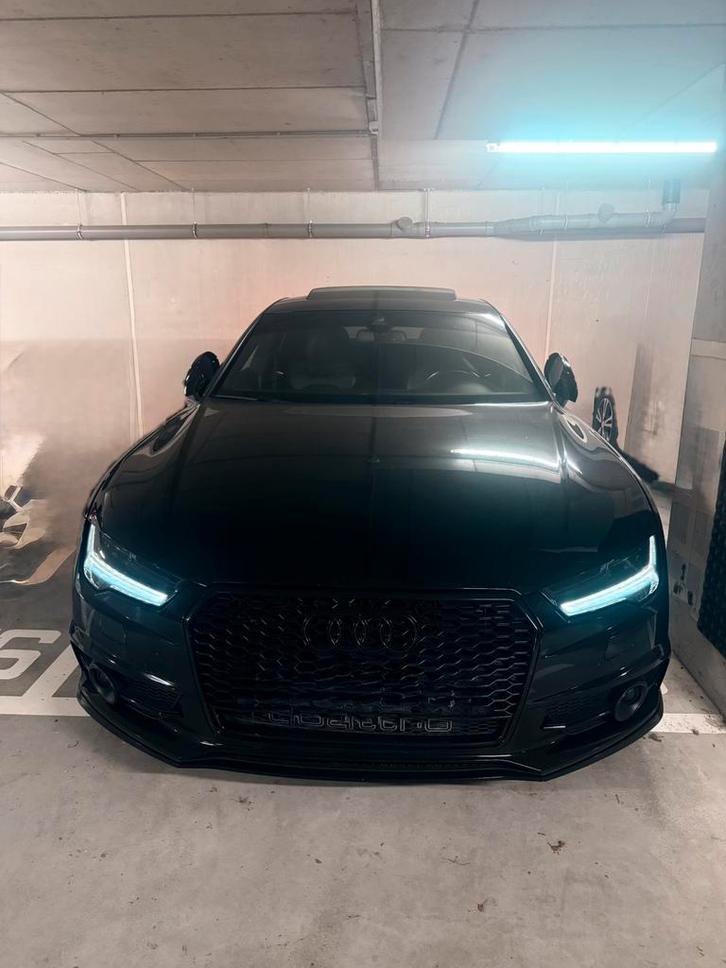 Audi A7 Sportback, Auto's, Audi, Particulier, A7, Cruise Control, Benzine, Euro 6, Berline, 5 deurs, Automaat, Zwart, Zwart, Leder