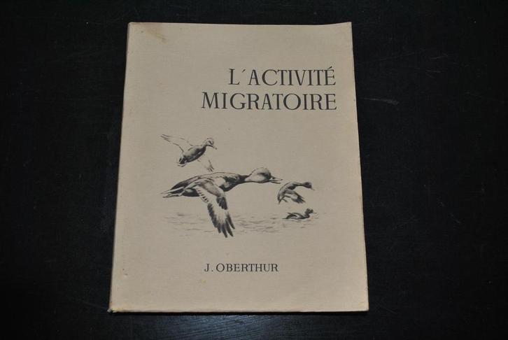 OBERTHUR L'activité migratoire Illustration de l'auteur 1947, Livres, Animaux & Animaux domestiques, Utilisé, Poissons, Enlèvement ou Envoi