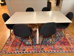 Laforma Arya tafel 160x90 + 6 stoelen, Ophalen, Zo goed als nieuw, Eikenhout