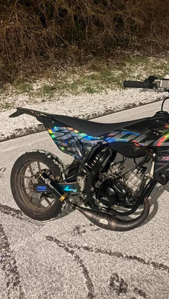 sherco sm-r 50 (77br), Fietsen en Brommers, Brommers | Derbi, Zo goed als nieuw, Ophalen