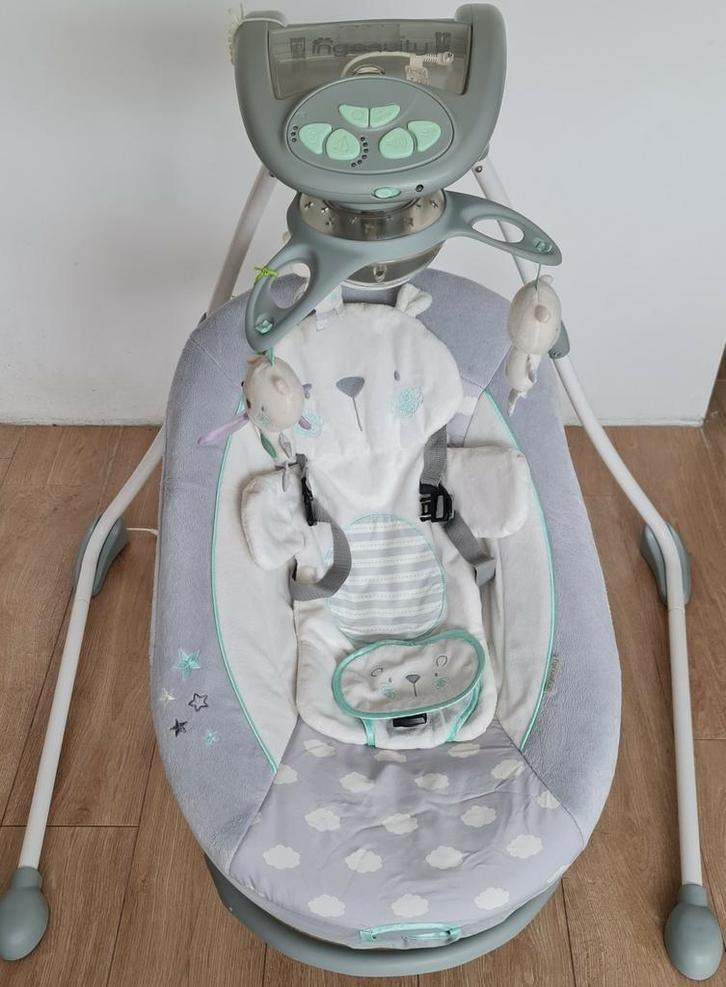 Ingenuity Elektrische Wipstoel–Baby Schommel, Kinderen en Baby's, Wipstoeltjes, Zo goed als nieuw, Schommelstoel, Verstelbaar