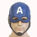 Captain America half face latex masker, Ophalen of Verzenden, Nieuw