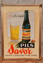 Panneau publicitaire Pils Savor Brasserie La Bonne Source 19, Enlèvement ou Envoi, Comme neuf
