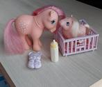 Vintage My Little Pony G1 Italian Cotton Candy en baby, Ophalen of Verzenden, Gebruikt