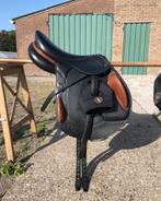 Spring eventingzadel 17 inch, Dieren en Toebehoren, Ophalen of Verzenden, Zo goed als nieuw, Springen