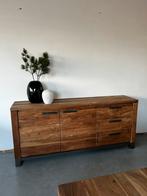 Buffetkast en tafel, Huis en Inrichting, Complete eetkamers, Ophalen, Gebruikt, Industrieel, Minder dan 4 stoelen