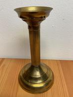 Antieke Kandelaar Vergulde Messing  (Brass), Antiek en Kunst, Ophalen