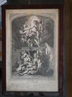 SAINT ROCH EN DE SLACHTOFFERS VAN DE PEST, Antiek en Kunst, Kunst | Etsen en Gravures, Ophalen of Verzenden