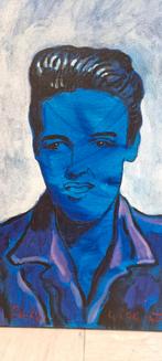Elvis Presley schilderij / pop art op doek., Antiek en Kunst, Kunst | Schilderijen | Modern, Ophalen of Verzenden