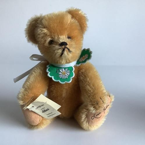 Schuco Tricky Linda Mullins beer met certificaat, Verzamelen, Beren en Cherished Teddies, Nieuw, Stoffen beer, Overige merken