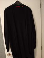 Zwarte cardigan/vest middellang Esprit, Zwart, Maat 42/44 (L), Ophalen of Verzenden, Zo goed als nieuw