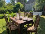 Tafel en stoelen, Ophalen, Louis XVI, Gebruikt, Eikenhout