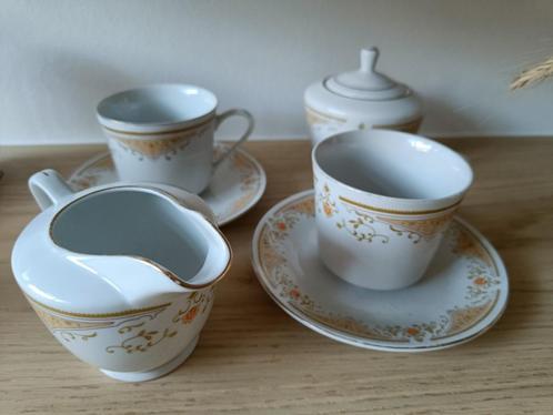 Tientsin Porcelain TP koffieservies: 6-delig, Huis en Inrichting, Keuken | Servies, Zo goed als nieuw, Compleet servies, Ophalen