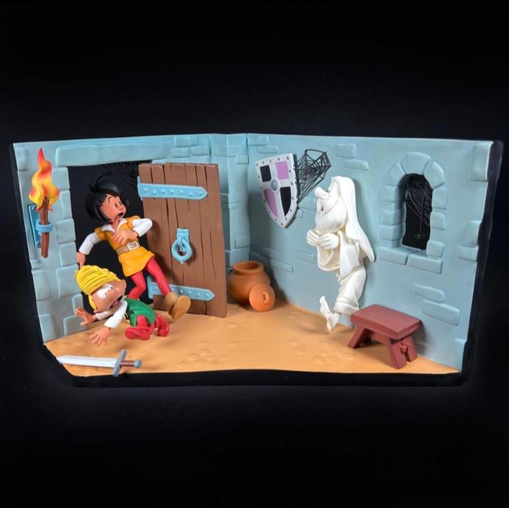 LMZ Johan en Pirlouit, Verzamelen, Stripfiguren, Nieuw, Beeldje of Figuurtje, Smurfen, Ophalen of Verzenden