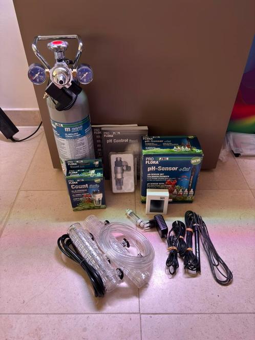 JBL ProFlora m2003 complete CO2 System 2kg, Dieren en Toebehoren, Vissen | Aquaria en Toebehoren, Zo goed als nieuw, Filter of Co2