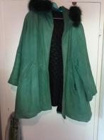 Gevoerde suède jas, Kleding | Dames, Grote Maten, Ophalen of Verzenden, Zo goed als nieuw