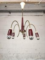 Vintage hanglamp 5 armen, Ophalen of Verzenden