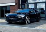 Audi A6 45TFSI S tronic S-LINE/ALL BLACK/21"/ACC/CAM/CARPLAY, Auto's, Audi, 4 deurs, 4 cilinders, A6, 750 kg